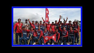 Nepal stun rahul dravidcoached india in u19 asia cup cricket [upl. by Gredel]