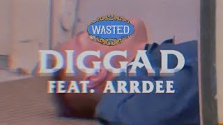 Digga D ft ArrDee  Wasted Visualizer [upl. by Sarilda478]