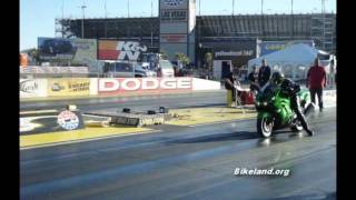 2012 Kawasaki ZX14R Traction Control Demonstrated [upl. by Debi]