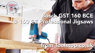 Bosch GST160 BCE and 160 CE jigsaws Professional Jigsaws from Toolstop [upl. by Gavra805]