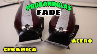 WAHL LEGEND CUCHILLA DE CERAMICA vs CUCHILLA DE ACERO Comparativa ¿Cual sera Mejor [upl. by Iorgo971]