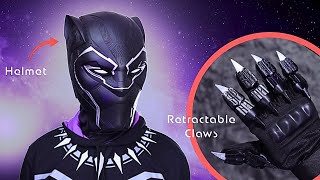 I Built Real Black Panther Helmet with Retractable Claws [upl. by Cul853]