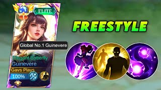 GUINEVERE FREESTYLE FLICKER COMBO IS THE NEW META  Guinevere best build 2024 [upl. by Streeter397]