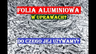 FOLIA ALUMINIOWA  DO CZEGO UŻYWAMY JEJ W UPRAWACH [upl. by Adlecirg326]