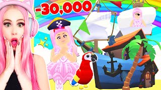 I Let FANS Design My NEW Pirate Ship House In Adopt Me Roblox Adopt Me Spending Spree [upl. by Bettina]