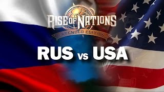 RUSSIA vs USA Rise of Nations Extended Edition gameplay TOUGHEST [upl. by Ilyah]