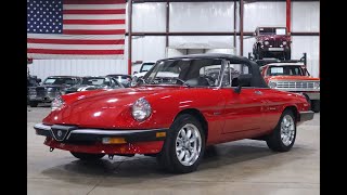 1986 Alfa Romeo Spider Graduate  Overview [upl. by Nimar430]