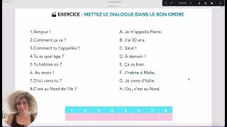 Introduce yourself in french  Présentezvous en français [upl. by Ahsikrats]