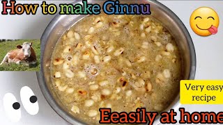 How to prepare ginnu  Preparing Ginnu easily at home in kannada [upl. by Esom]