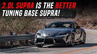 4cyl 20L Supra is the BETTER tuning base Supra [upl. by Eisenberg]