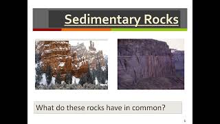 KS3 Formation of sedimentary rock lesson How are sedimentary rocks formed [upl. by Eenerb]