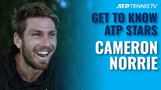 Getting To Know ATP Tennis Stars Cameron Norrie [upl. by Rehpinej]