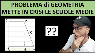 Un problema di geometria che mette in crisi le scuole medie [upl. by Yssirc]