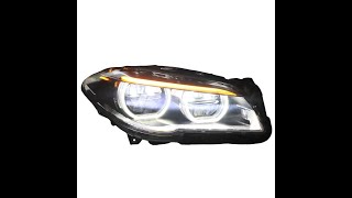 upgrade full LED headlights suitable for BMW f10 20112016 year HID only [upl. by Eillek450]