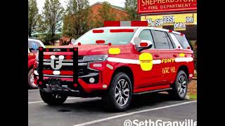 BRAND NEW 202124 CHEVY TAHOE FIRE CHIEF’S SUV FOR FIRE DEPARTMENT OF NORTH YANKEE BRANDWEER 112 [upl. by Simon]