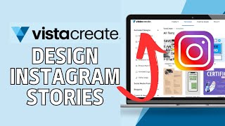 How to Design Instagram Stories in VistaCreate 2024 [upl. by Lytton]