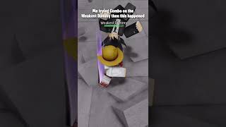 When You Try A Combo on The Weakest Dummy in ROBLOX Saitama Battlegrounds [upl. by Steven]