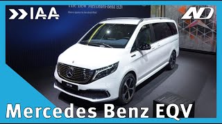 La minivan de Mercedes ahora es eléctrica MercedesBenz EQV  IAA2019 [upl. by Tawsha611]