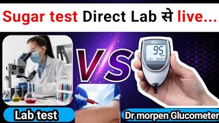 glucometer vs lab test difference  glucometer vs lab test in hindi disease sugertest [upl. by Putscher]