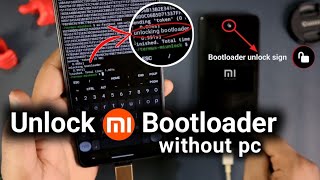 Unlock Bootloader without PC all Xiaomi devices  💯 working method😉 [upl. by Layla25]