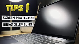 TIPS  Memasang Screen Protector Tanpa Gelembung [upl. by Goulet10]