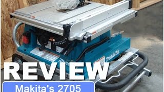 Makita 2705 Table Saw Review For 2021 [upl. by Salinas]