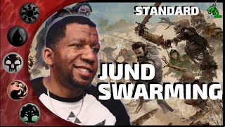 ⚫🔴🟢 JUND SWARMING Standard Crimson Vow MTG Arena BO1 Ranked [upl. by Anyaj171]