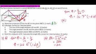 2017 KCSE MATHS PAPER2 QUESTION 20 ON thtee dimensional geometry [upl. by Julio279]