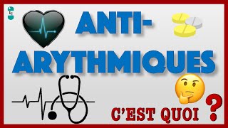 Anti Arythmiques Cardiaques et leur Pharmacologie partie 1 [upl. by Niwrehs]