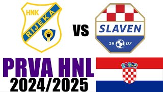 HIGHLIGHTS Slaven Belupo vs HNK Rijeka Naglasci 00  Prva HNL 202425 [upl. by Araec]