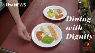 ITV News Report  Dining with Dignity using Puree Food Molds [upl. by Brandyn]