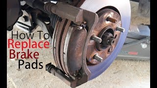 How To Change Replace Brake Pads Easy Simple [upl. by Aerdnek]