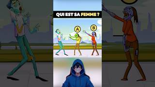 Qui est sa femme  👩 quiz heroquiz animation enigmes shorts tiktok humour [upl. by Georgeanna]