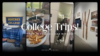 First College Tour Experience MICA College amp Goucher College [upl. by Kolk]