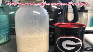 Homemade Coffee Creamer save money make it at home [upl. by Sears645]