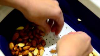 快速杏仁去皮法 How to Quickly Blanch Almonds [upl. by Marola569]