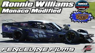 Ronnie Williams Monaco Tri Track Modified Haunted Hundred Seekonk Speedway 2024 [upl. by Shih]