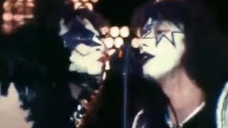 KISS  rock and roll all nite 1975 with Lyrics [upl. by Nairrot]