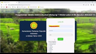 TUTORIAL INPUT EALOKASI 2023 [upl. by Notxed]