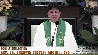 Homily Reflection of Rev Fr Sherwin Tristan Aromin SVD [upl. by Toddie14]