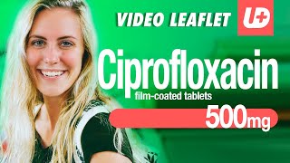 CIPROFLOXACIN 500 mg  What it is for how to use dose warnings and side effects [upl. by Pierpont876]