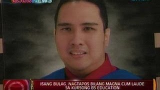 24 Oras Isang bulag nagtapos bilang magna cum laude sa kursong BS Education [upl. by Calderon]