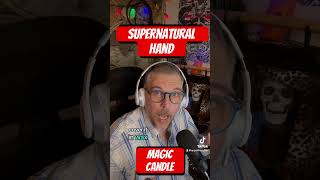 Supernatural magic candle made from a hand haunting horror paranormal paranormalinvestigation [upl. by Elnora]