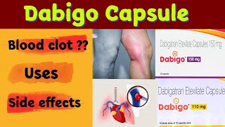 dabigatran etexilate capsule in hindi  dabigo 110 mg tablet hindi [upl. by Fenelia]