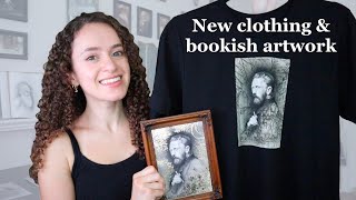 Bookish clothing amp artwork  Etsy droprestock [upl. by Yelsnia498]