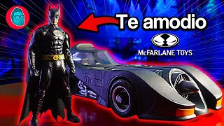 😱 EL ENORME BATIMÓVIL  Unboxing amp Review BATMOBILE 1989 Gold Label McFarlane Toys [upl. by Eenad]