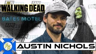 Austin Nichols The Walking Dead Bates Motel Interview  Fandom Spotlite [upl. by Hoffman]