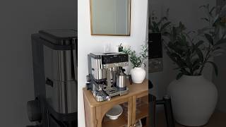 Setting up my new espresso machine ☕️ espresso coffee asmr satisfying latte unboxing kitchen [upl. by Atsillac]