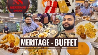 The Ultimate Buffet Experience l Meritage Dhaka l Lunch Buffet l Dhanmondi l Biriyani Fuchka etc l [upl. by Iila]