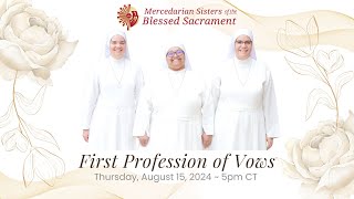 HMSS First Profession of Vows 2024 [upl. by Jim]